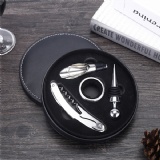 Wine Opener Gift Set w Leather Case