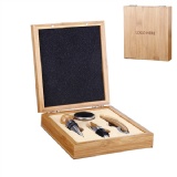 Wine Opener Gift Set w Bamboo Box