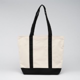 Canvas Tote with Front Pocket