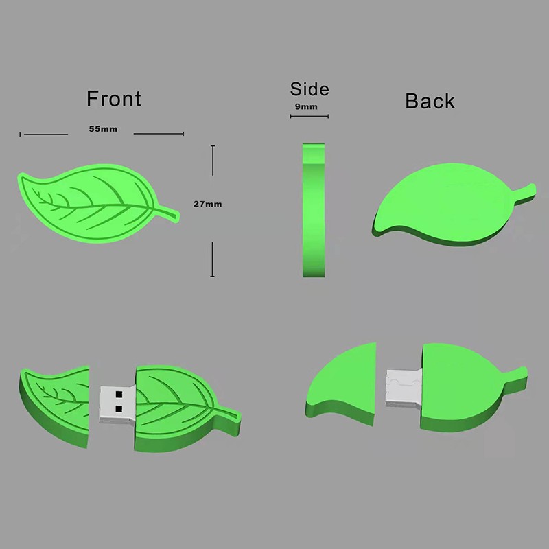 Leaf Shape USB Flash Drive 16GB