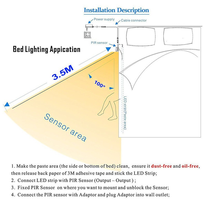 Sensor Bed Light